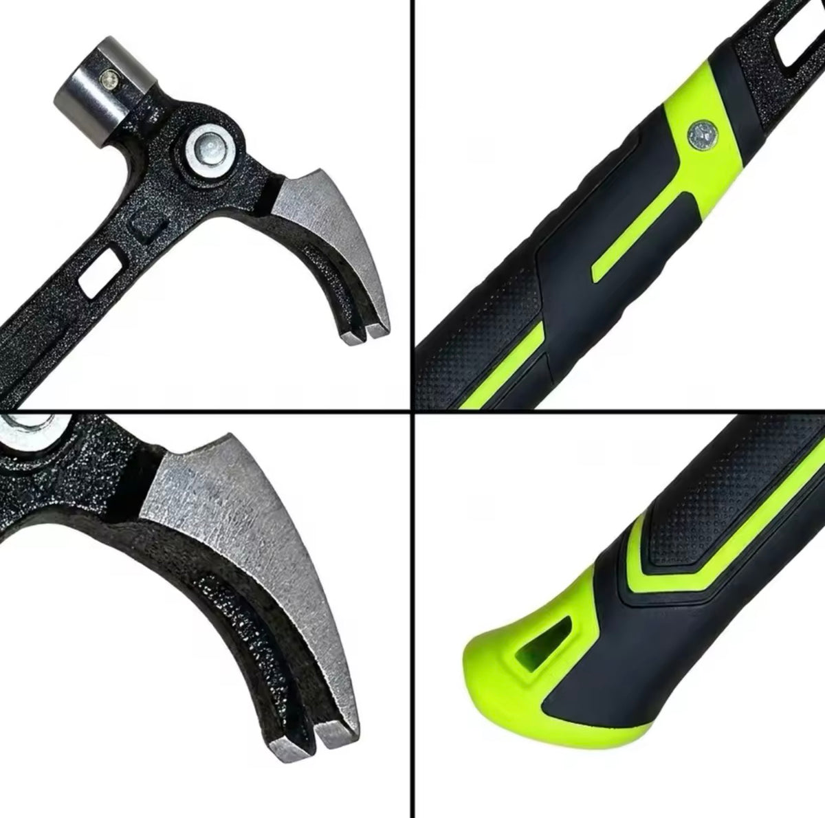 16 oz Claw Hammer with Magnetic Nail Starter and Rip Claw, 1-4 Pcs